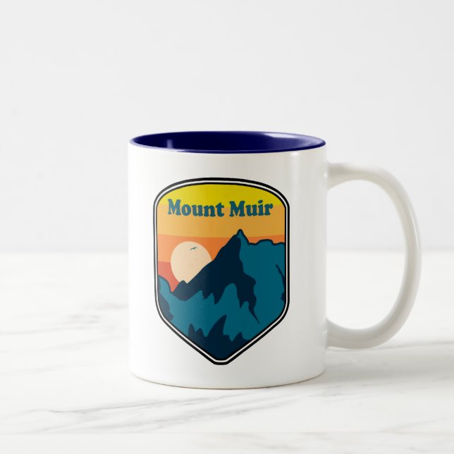 Tasse 2 Couleurs Soleil du mont Muir California (Droit)