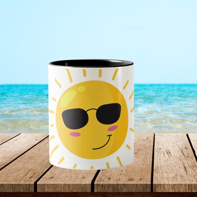 Tasse 2 Couleurs Soleil et Nuage Mignons  (Créateur téléchargé)
