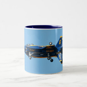 Tasse 2 Couleurs Solo d'anges bleus - le Fortus
