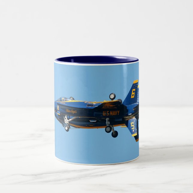 Tasse 2 Couleurs Solo d'anges bleus - le Fortus (Centre)