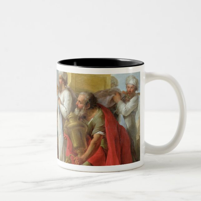 Tasse 2 Couleurs Solomon avant l'arche de l'engagement, 1747 (Droit)