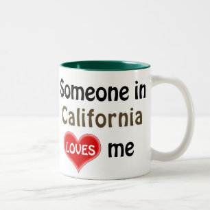 Tasse 2 Couleurs Someone in California loves me live