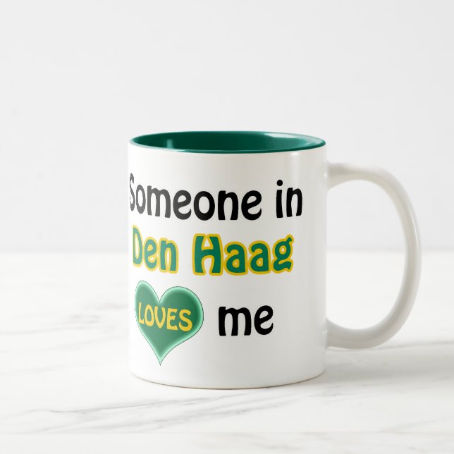 Tasse 2 Couleurs Someone in La Haye m'a loué (Droit)