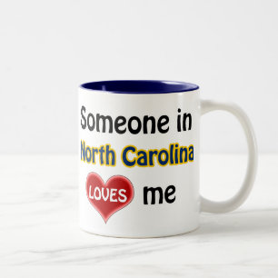 Tasse 2 Couleurs Someone in North Carolina me louent