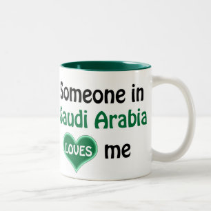 Tasse 2 Couleurs Someone in Saudi Arabia loves Me