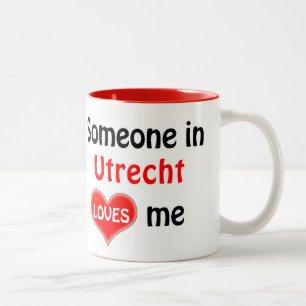 Tasse 2 Couleurs Someone in Utrecht loves Me