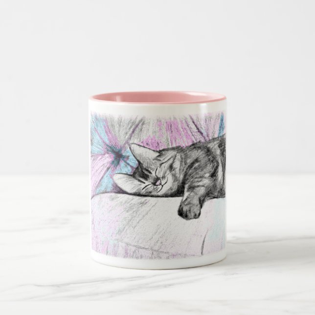 Tasse 2 Couleurs Sommeil dans le rose (Centre)