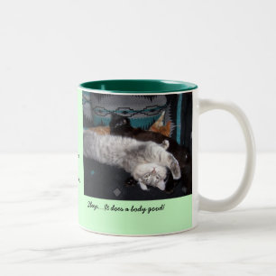 Tasse 2 Couleurs Sommeil….Il fait un corps bon ! …