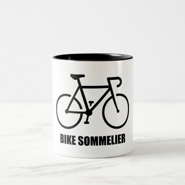 Tasse 2 Couleurs Sommelier de vélo (Centre)