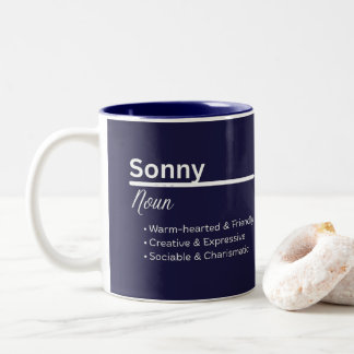 Tasse 2 Couleurs Sonny Boy Personalized Name Definition