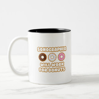 Tasse 2 Couleurs Sonographe .. Fonctionnera Pour Les Donuts