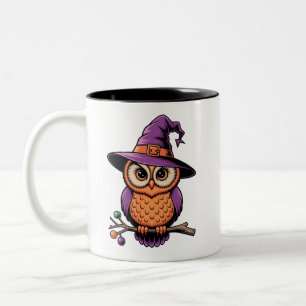 Tasse 2 Couleurs Sorcière de Chouette caprine
