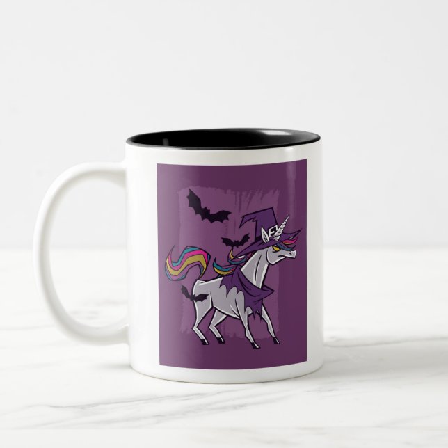 Tasse 2 Couleurs Sorcière Unicorne (Gauche)