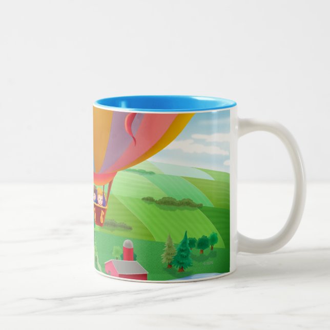Tasse 2 Couleurs Soufflement dans le vent (Droit)