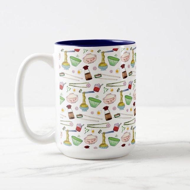 Tasse 2 Couleurs Soupe aux nouilles Ramen (Gauche)