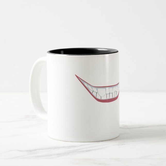 Tasse 2 Couleurs Souriant (Devant gauche)