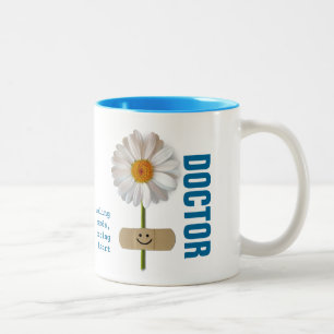 Tasse 2 Couleurs Sourire Daisy Docteur Appréciation Cadeau personna