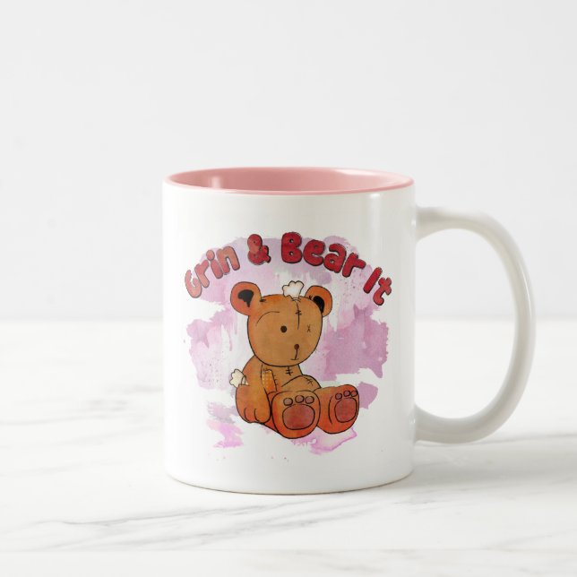Tasse 2 Couleurs sourire et supporter (Droit)