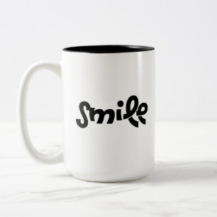 Tasse 2 Couleurs Sourire Moderne est Café Inspirant de Charité Isla