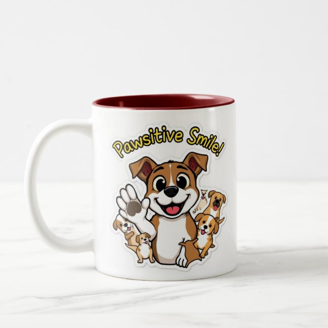 Tasse 2 Couleurs Sourire provocateur (Gauche)