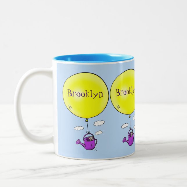 Tasse 2 Couleurs Souris mignonne dans la canette d'arrosage avec de (Gauche)