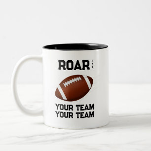Tasse 2 Couleurs Soutenez Votre Équipe De Football Et Votre Rotatio