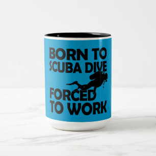 Tasse 2 Couleurs Soutenu au piqué de scaphandre