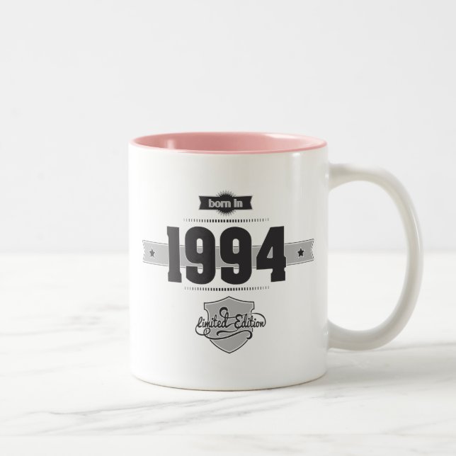 Tasse 2 Couleurs Soutenu en 1994 (Dark&Lightgrey) (Droit)