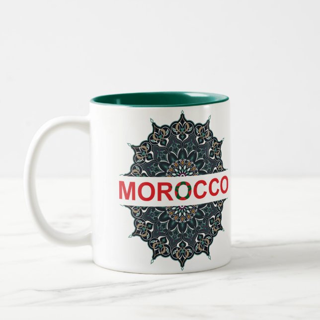 Tasse 2 Couleurs Souvenir Maroc (Gauche)