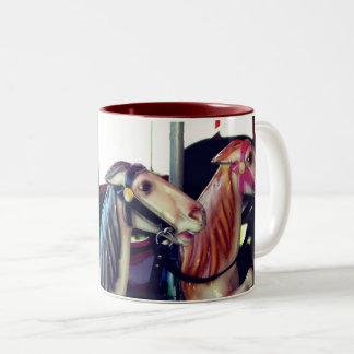 Tasse 2 Couleurs Souvenirs du cheval de carrousel