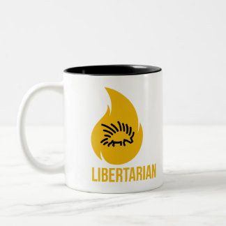 Tasse 2 Couleurs Soyez porc-épic libertaire