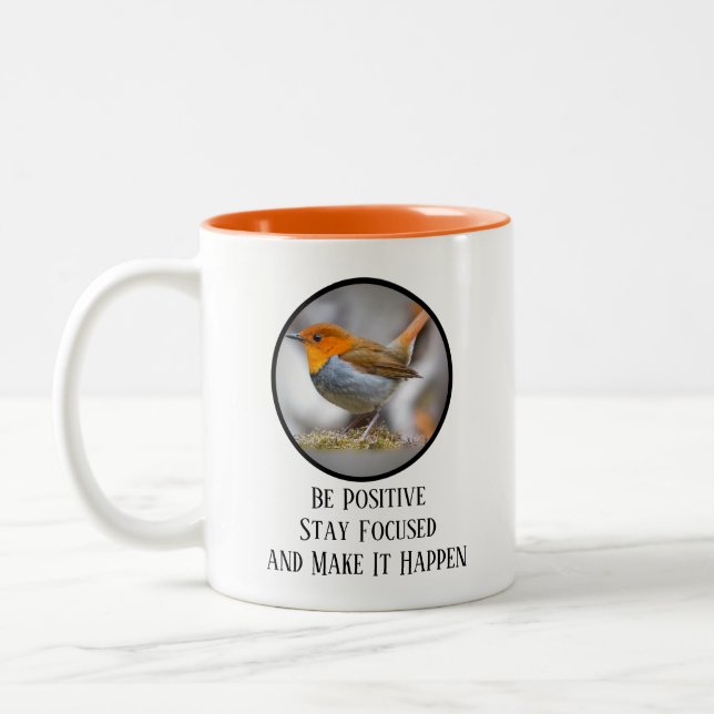 Tasse 2 Couleurs Soyez Positif-Restez Concentré-Faites-Le Arriver (Gauche)