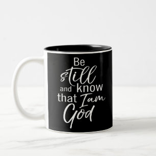 Tasse 2 Couleurs Soyez Toujours Et Sachez Que Je Suis Dieu