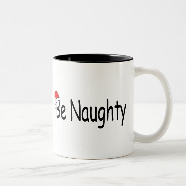 Tasse 2 Couleurs Soyez vilain (Droit)