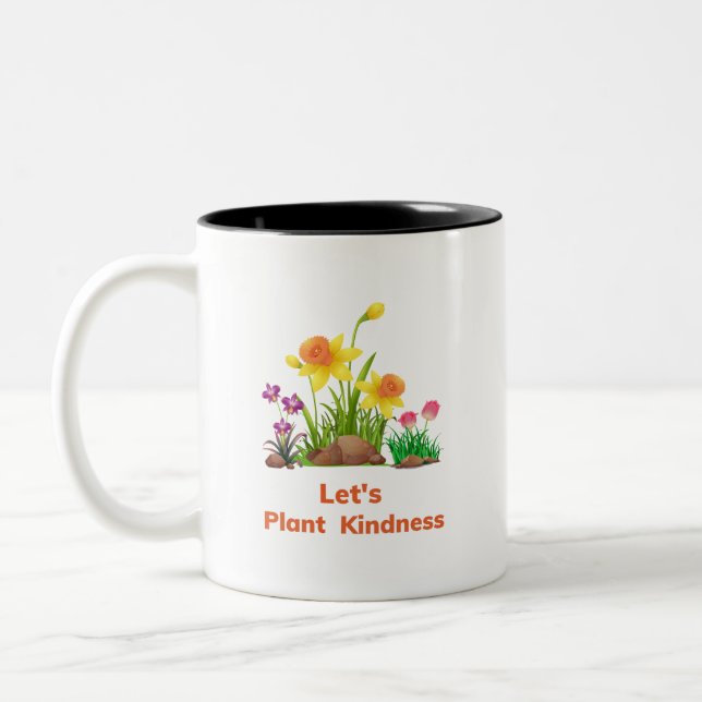 Tasse 2 Couleurs Soyons gentils Plantes (Gauche)