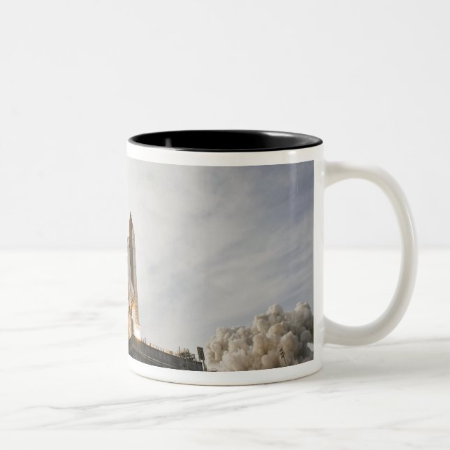 Tasse 2 Couleurs Space Shuttle Endeavor se lève sur 5 (Droit)
