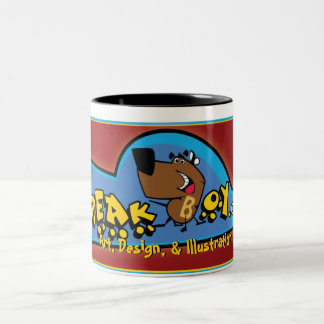 Tasse 2 Couleurs speakboy.com, art, conception, et illustration,