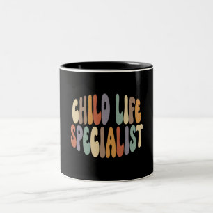 Tasse 2 Couleurs Spécialiste de la vie des enfants Profession profe