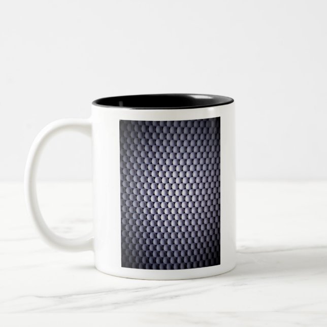 Tasse 2 Couleurs Sphères blanches (Gauche)