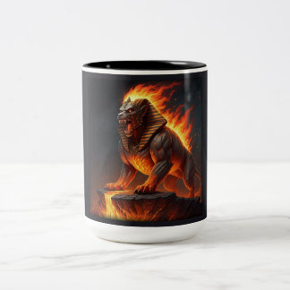 Tasse 2 Couleurs Sphinx d'incendie élémentaire