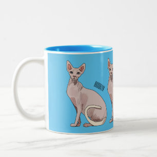 Tasse 2 Couleurs Sphynx cat
