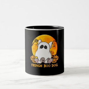 Tasse 2 Couleurs Spider Gift French Boo Bulldog Avec Citrouille Spi