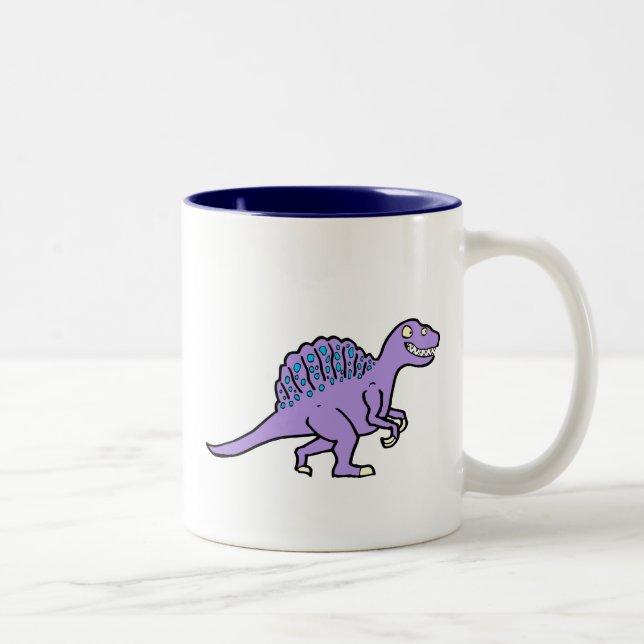 Tasse 2 Couleurs Spinosaurus pourpre (Droit)