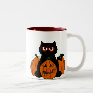 Tasse 2 Couleurs Spoooky Kitty