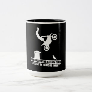 Tasse 2 Couleurs Sports Vélo Dirt Motos Lover Cadeau