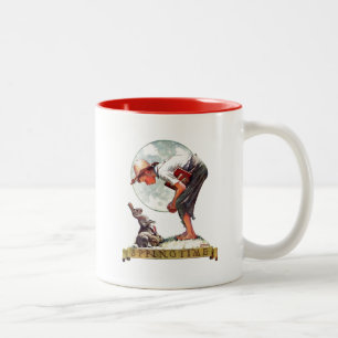 Tasse 2 Couleurs Springtime, garçon 1935 avec le lapin