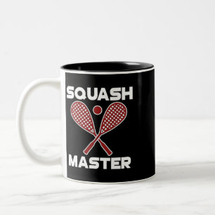 Tasse 2 Couleurs Squash Master Funny Jeu de Tournoi Ligue Sport
