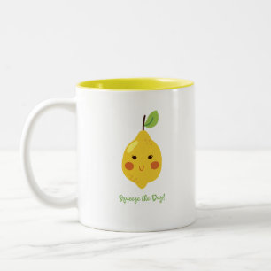 Tasse 2 Couleurs Squeeze Day Punny Lemon
