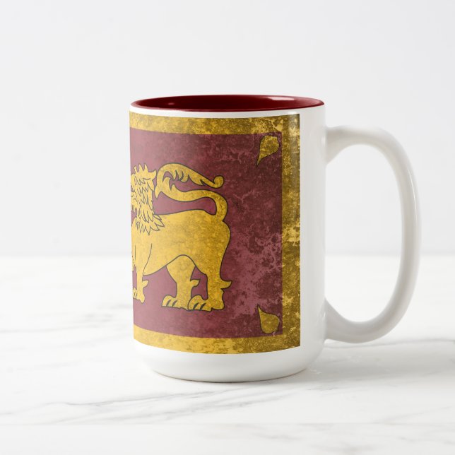 Tasse 2 Couleurs Sri Lanka (Droit)