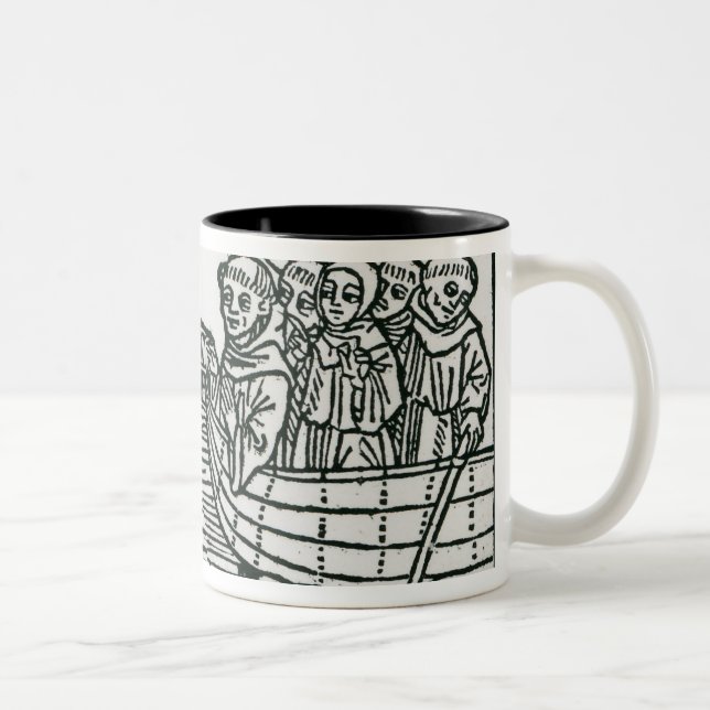 Tasse 2 Couleurs St Brendan et la sirène (Droit)